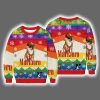 Marlboro Dog Smoking Meme Ugly Christmas Sweater