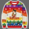 Marlboro Dog Smoking Meme Ugly Christmas Sweater 2