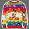 Marlboro Dog Smoking Meme Ugly Christmas Sweater 3