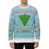 Merry Everything And Upside-Down Nothing Ugly Christmas Sweater
