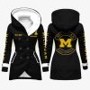 Michigan Est 1837 Long Hooded Fleece Jacket 5 Michigan Est 1837 Long Hooded Fleece Jacket (3)