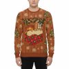 Napping Cat Funny Ugly Christmas Sweater