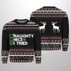 Naughty Nice I Tried Ugly Christmas Sweater