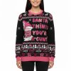 Naughty Santa Thinks Youre A Cunt Pink Ugly Christmas Sweater 3