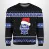 Pabst Blue Ribbon Santa Reindeer Snowflake Ugly Sweater 2