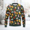 Packers Santa Claus Snowman Ugly Christmas Sweater 2