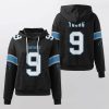 Panthers Bryce Young 9 Waffle Hoodie