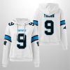 Panthers Bryce Young 9 Waffle Hoodie 3