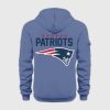 Patriots 2025 Rivalries Nor'Easter Storm Blue Quarter Zip Hoodie (3)