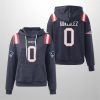 Patriots Christian Gonzalez 0 Waffle Hoodie