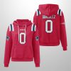 Patriots Christian Gonzalez 0 Waffle Hoodie 2