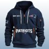 Patriots Est 1971 Quarter Zip Hoodie 3