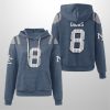 Patriots Rivalry Storm Blue Stefon Diggs 8 Waffle Hoodie