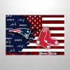 Patriots x Red Sox Personalized Flag