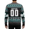 Personalized Badman I Am Vengeance I Am The Night I Am A Eagle Ugly Christmas Sweater 2