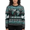Personalized Badman I Am Vengeance I Am The Night I Am A Eagle Ugly Christmas Sweater 3