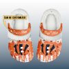 Personalized Bengals Winter Christmas Fleece Crocs