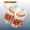 Personalized Bengals Winter Christmas Fleece Crocs 2