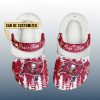 Personalized Buccaneers Winter Christmas Fleece Crocs