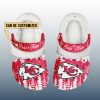 Personalized Chiefs Winter Christmas Fleece Crocs