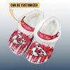 Personalized Chiefs Winter Christmas Fleece Crocs 2