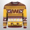 Personalized Commanders Football 2025 Ugly Christmas Sweater 2
