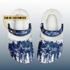 Personalized Cowboys Winter Christmas Fleece Crocs