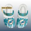 Personalized Dolphins Winter Christmas Fleece Crocs