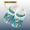 Personalized Dolphins Winter Christmas Fleece Crocs 2
