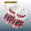 Personalized Falcons Winter Christmas Fleece Crocs 2