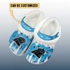 Personalized Panthers Winter Christmas Fleece Crocs 2