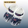 Personalized Patriots Winter Christmas Fleece Crocs 2