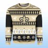 Personalized Saints Football 2025 Ugly Christmas Sweater 2