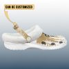 Personalized Saints Winter Christmas Fleece Crocs 3