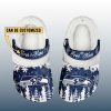 Personalized Seahawks Winter Christmas Fleece Crocs