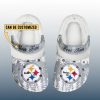 Personalized Steelers Winter Christmas Fleece Crocs