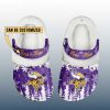 Personalized Vikings Winter Christmas Fleece Crocs