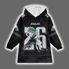 Philadelphia Football SB 26 Signature Unisex Blanket Hoodie 2