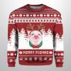 Pig Merry Pigmas Ugly Sweater 2025 Christmas 2
