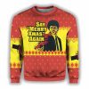 Pulp Fiction Say Merry Xmas Again Christmas Ugly Sweater 2
