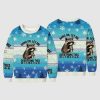 Raccoon Hang On Let Me Overthink This Ugly Christmas Sweater
