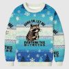 Raccoon Hang On Let Me Overthink This Ugly Christmas Sweater 2