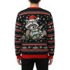 Raccoon Tangled In LED Strip Light Ugly Christmas Sweater 2