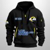 Rams Est 1936 Quarter Zip Hoodie