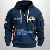 Rams Est 1936 Quarter Zip Hoodie 2
