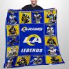 Rams Football Legends Blanket