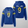 Rams Matthew Stafford 9 Waffle Hoodie
