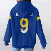 Rams Matthew Stafford 9 Waffle Hoodie 3