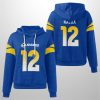 Rams Puka Nacua 12 Waffle Hoodie