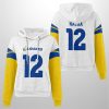 Rams Puka Nacua 12 Waffle Hoodie 2